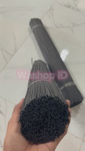 Ruji Sangkar untuk sangkar burung 25mm 70 cm warna hitam isi 1000 batang Lidi bambu NON FIBER
