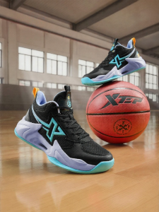 XTEP | Autumn New Breathable Boys Basketball Shoes