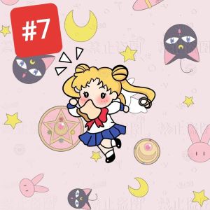 美少女战士亚克力卡通胸针diy背包帽子笔盒服饰书包挂件可爱别针徽章配件 Sailor Moon Acrylic Children Brooch Badge Pin Deco School Pencil Bag Kerongsang Budak Hadiah Kanak Hiasan Beg Topi XZ83
