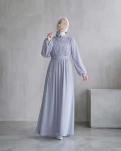 Gamis Mutiara Kondangan Remaja Simple Elegan Mewah Model Terbaru 2022 Dress Kekinian Import Premium Bahan Cerutty Babydol Model Import Fashion Trendy Gamis Pesta Terlaris