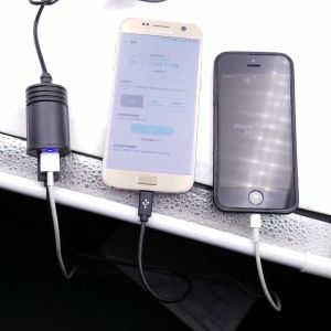 Universal Car Dual USB Port Lighter Adapter Charger 3.1A 3100mA 12V 24V Car power socket