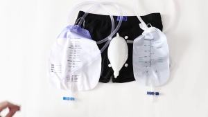 Reusable Silicone Urine Collector Bags Adults Urinal With Urine Catheter Bags Standing Bedridden Urine Incontinence Male