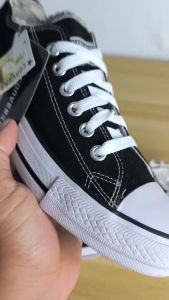 Sepatu Sneakers Converse All Star Classic Low Black White / Sepatu Sekolah