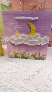 ถุงกระดาษน่ารัก กระดาษหูหิ้ว ถูกตั้ง 2 ขนาด พร้อมส่ง Box1 Dai