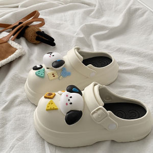 2025 New Women's EVA Thick Bottom Sandals: Summer Outdoor Beach Anti-slip Odor-resistant Healthcare Slippers Comfortable Sensation