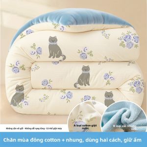YASHU | Chăn Bông Sợi Nhuyễn Ấm Áp