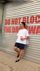 【BUY 1 TAKE 1】 New Waffle Oversize Plain Tshirts Fashion Round neck Active solid Tshirt For Men and Women