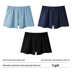 MiiOW | Quần lót nam Pure Cotton Aro rộng rãi thoải mái thoáng khí Quần lót nam mùa hè Quần lót nam cỡ lớn Quần lót nam Quần lót nam