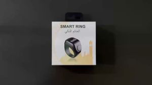 iQibla Zikr Smart Ring Lite E01 | Cincin Tasbih Muslim Digital | smart counter | Meter langkah detak jantung | Smart Ring Tasbih dengan kabel charging
