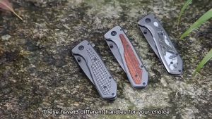 มีดพับพกพา มีดBUCKแท้ มีดพับสวย มีดพก มีดเดินป่า ยาว20cm มีดตัดทุเรียน มีดพับสวยเล็กคมๆ มีดพับสวยสปริง มีดพกพา Outdoor Multifunctional Folding Knife