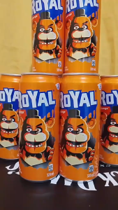 Royal Five Nights At Freddy Can Collection Limited Edition Orange Drink