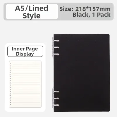 deli | Non-Irritating Easy-to-Replace Loose-Leaf Notebook