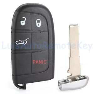 Smart Remote Car Key Fob 433MHz 4A Chip for Jeep Renegade Compass 2015 2016 2017 2018 2019 2020 2021 2022 FCC ID: M3N-40821302
