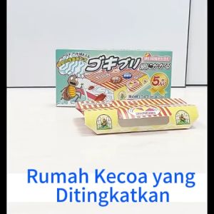 LEM KECOA Perangkap Kecoak & Cicak / Lem Kecoak Cicak Obat Basmi Pembasmi / Racun Kecoak Cicak / Jebakan Kecoa Rumah /Perangkap Kecoa Racun Kecoa/pembasmi kecoa bentuk jebakan/racun kecoa super ampuh /anti kecoa/perangkap cicak/kecoa pembasmi