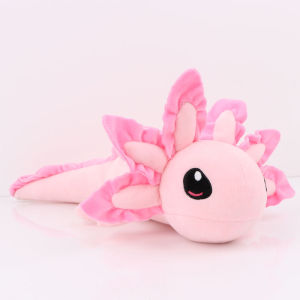 45cm Kawaii Axolotl Plush Toy Soft Stuffed Plushie Doll Cartoon Character Toys Kids Baby Chlidren Christmas Gift