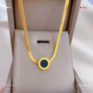 AI-K122 Aksesoris Wanita Fashion Cewek Korean Style Kalung Mutiara Hip Hop Rantai Liontin Perhiasan