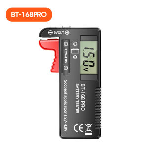 Máy Kiểm Tra Pin BT-168 Máy Phân Tích Tải Dạng Lưới Hiển Thị Cho Pin Nút Lithium 1.5V 9V 1.2V 3V 3.7V 4.8V Kiểm Tra Dung Lượng Đa Năng