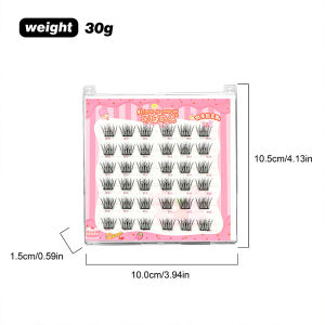 Ultra-thin Lashes Zero-touch False Eyelashes Natural Eyelash Clusters Lashes with Eyelash No-glue Self Adhesive Eyelashes