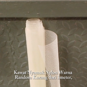 Kawat Nyamuk Nilon Nylon Warna Random Potongan Kurang Dari 1 meter 1mtr 1m Panjang 83cm Tinggi 90cm