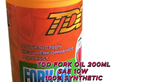 TDD FORK OIL 200ML SAE 10W - 100% SYNTHETIC