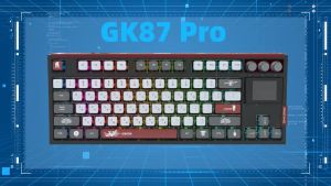 แมคคานิคอลคีย์บอร์ด ไร้สาย Skyloong GK87 Pro Gasket Wireless 3 mode ด้วย Knob และ Screen