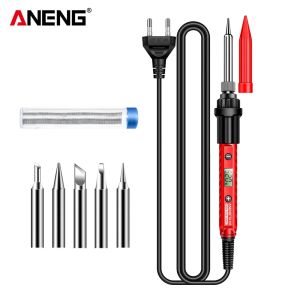 ANENG | ANENG SL105 Electric Soldering Iron 60W Display Adjustable 180°C~520°C Temperature Professional Portable Welding Repair 220V Kit