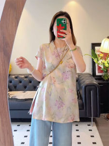 New Chinese Style Young Retro Tang Suit Top Sensation High Quality Autumn 2025 Fashionable Inner Wear Polyester Fiber T-Shirt