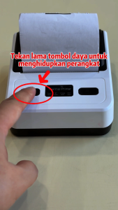 free 3 Gulungan Kertas thermal printer portable mesin print struk mini printer cetak resi mobile printer thermal 80mm usb + bluetooth kasir ppob resi alamat label barcode