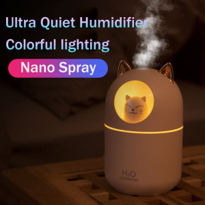 RGB LED Light Air Humidifier Purifier USB Portable Freshener Cool Mist Home Office Car Purifier Sprayer Gift