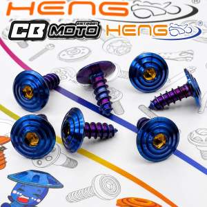 HENG / SC SIAM AIRBOX BOLT FOR CLICK V1 V2 V3 / 125 150 CNC TITANIUM CONCAVE