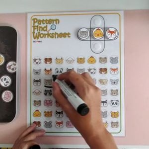 Pattern Find Activity Kit (with Marker & Eraser) | Learning Material | Teaching Material