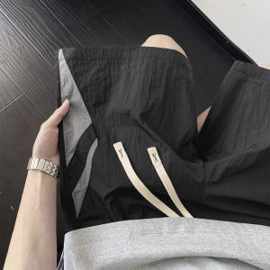 American Style Quick Dry Mens Shorts Summer Thin Basketball Sports Casual Mid-Length Trendy Loose Five-Point Pants