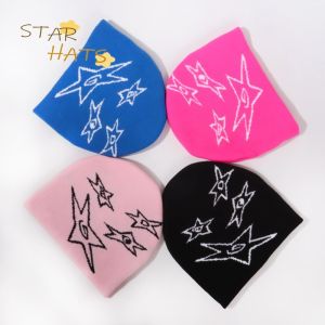 หมวกถักอเนกประสงค์กลางแจ้งแนวสตรีท Y2K แบบลำลองได้รับความนิยมแฟชั่นยอดนิยมแนวสตรีทยุโรปอเมริกาญี่ปุ่นและเกาหลี