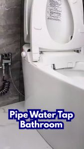 24H🚚 Stainless Steel Bidet Set Faucet Spray High-Pressure Double Outlet Bathroom Shower Head Toilet Sprayer Pipe