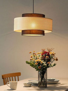 Japanese Wabi-Sabi Style Lanterns Vintage Restaurant Hotel Dining Hall Tea Room Restaurant Vine Art Hanging Lamp Lighting Decor