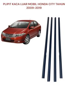 pelipit kaca pintu bagian luar mobil Honda city gn2 Th 2009-2014 baru 1set