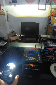 Lampu Biled 2.5 Inch 3 Warna 65 Watt All Weather Blue Lens Tembus Kabut Bisa Untuk Motor Dan Mobil