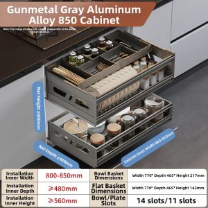 QIANJU | 3-tier Drawer Type Kitchen Organizing Rack