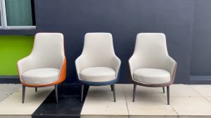 Guscio Armchair  / Contemporary High back Lounge Chair - FRM7325