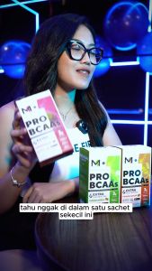 MUSCLE FIRST Pro BCAA 14 Sachets - Minuman Electrolytes Perbaikan Otot dan Hidrasi Untuk Lari Sepeda Aerobic Endurance