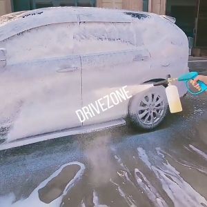 Universal Car Wash Water Gun Snow Foam Gun 1/4" + 1l Bottle + 5 Nozzles