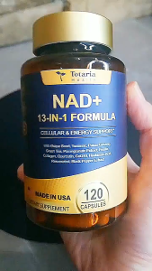 Totaria NAD Supplement For Women Men With Nicotinamide Riboside Resveratrol Quercetin Betaine Boost NAD+ Levels Nad Plus Supplement For Anti Aging Energy Immune Focus