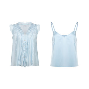 CHACHASTU | Bộ Áo Blouse Acetate Lyocell Mùa Hè Dịp Nghỉ Lễ 2.0