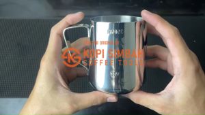 Milk Jug Latte Art 350 ml Milkjug Full Stainless with bar Pitcher Susu Kopi Late