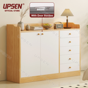 Drawer Cabinet Chest Organizer Multipurpose Durable Storage Cabinet Sidebaord Locker Cabinet for Bedroom Living Room Drawer Organizer