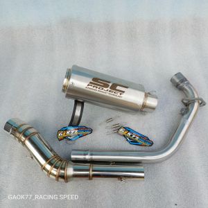Knalpot Sc Project Vixion Satria Sonic Mx R15 Gsx Cbr150r cb150r supra gtr verza Byson cs1 dll