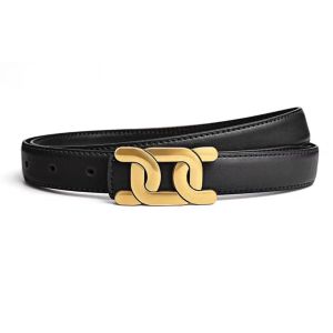 【2.5cm】TODS Womens Authentic Cow Leather Belt for Pants Size 25-35 Fashion Accessories with Gift Box Present for Her