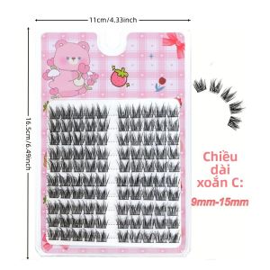 100 Mi Giả Tự Làm Bằng Lông Chồn Giả Phân Đoạn Xù Tự Nhiên Dày Tóc Tổng Hợp Có Thể Tái Sử Dụng Cho Người Mới Bắt Đầu