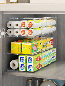 WUBUWEI | Fruit and Vegetable Bag Film Storage Spices Organizer Kitchen Drawer Shelf