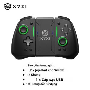Tay Cầm Chơi Game Bluetooth Không Dây NYXI Hyperion Pro Black Dành Cho Nintendo Switch/Nintendo Switch OLED/Nintendo Switch Lite